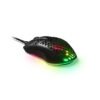 Mouse Para Juegos SteelSeries Aerox 3 ALAMBRICO. Súper Ligero. Sensor óptico de Aire TrueMove de 18.000 CPI. Diseño Ultraligero de 68 g Resistente al Agua. -