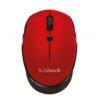 Mouse inalámbrico Start Red TechZone - hasta 1600 DPI's, 3 botones, textura en rubber, 1 año de garantía.