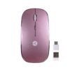 Mouse SLIVE recargable rosa con nano receptor tipoC y USB A - mousepad incluido, TECHZONE, TZACMOI27, DPI:1000, 1200, 1600