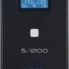 No break interactivo S1200 - 1200VA/600W, entrada 127 VCA 60 Hz, salida 120 VCA, 5 NEMA reguladas/5 reguladOs y respaldadas, RJ11/RJ45, pantalla LCD