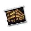 Pantalla de proyeccion manual multimedia Screens MSC-265 colgar 120 formato 16:9 color blanco mate. -