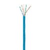 Bobina de cable de red UTP - Solida, 704670, Aluminio con recubrimiento de Cobre (CCA), 305m, CAT 6, Color Azul, 4 pares, 23AWG