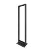Rack de piso - 2 postes, 19, 45U, Carga estática máxima de 200 kg (440 lbs.), Negro, Acero, INTELLINET 715997