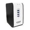 Regulador de Voltaje CDP R2CU-AVR1008 1000VA/500W AVR - 8 Salidas, 175 Julios, 4 Puertos USB, 120 Vac