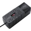 Regulador VICA T-02 1200VA/700W - Voltaje 120VCA /60Hz, breaker térmico, 8 tomas protegidas, indicadores LED, puerto RJ11, empotrable en pared