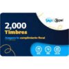 Timbres Fiscales ASPEL Paquete de 2000 Timbres FACTE/2000 (Electrónico) -