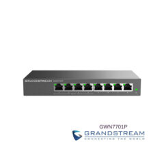 Switch No administrable - 8 puertos Gigabit, 4 puertos PoE 802.3 af/at, 30W máximo por pto., gabinete metálico para escritorio o pared.