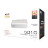 Conmutador de escritorio Nexxt Essential de 5 puertos Gigabit - 1 Gbps, 110/220 V