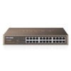 Switch TP-LINK TL-SF1024D - Plata, 24 puertos