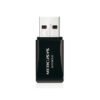 ADAP. MINI USB INALÁMBRICO DE 300MBPS MERCUSYS MW300UM PARA CONECTAR MÁS DISPOSITIVOS DE MANERA CONFIABLE -