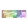 Teclado Inalámbrico RGB Techno PRO TI790 Acteck Elite Series Iluminación RGB - Teclado Multidispositivo Inalámbrico, Dongle 2.4Mhz, Bluetooth, Cable 1.8m