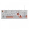 GETTTECH TECLADO BLANCO GGK-ESMWR-02-WH -