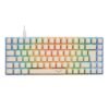 NACEB TECLADO MECANICO GAMER RGB 80  COMPACTO 84 TECLAS GRAY BASILISK NA-0970 -