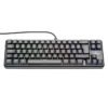 YEYIAN - TECLADO GAMER AKIL S3500, SWITCH AZUL, 69 TECLAS, ANTI GHOSTING Y N-KEY, LED RGB DE ARCOIRIS, 18 EFECTOS, IP42, USB, BATERIA INT YTM-28210B