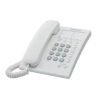 PANASONIC Telefono analogico - marcador rapido de 10 numeros para pared/escritorio, Blanco