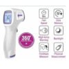 Termómetro Infrarrojo Modelo HG01 - marca HI8US. A distancia detecta la temperatura humana por vía infrarrojo, funciona con baterías AA (No incluidas).