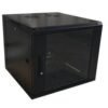 Gabinete WAM WAM-WC09UR06-A - Negro, Gabinete Para Montaje, 9UR, 19 pulgadas