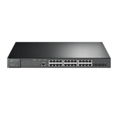 Switch JetStream  Gigabit TP-Link Administrable L2 SG3428XMP de (24) puertos 10/100/1000 Mbps y (4) 10 GE SFP +L2+con  POE -