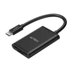 Lector de Memoria 3 en 1 USB-C Gatex Read CR630 / SD 2.0 / Micro SD 2.0 / USB-A 3.0 / Advanced Series / Titanio -