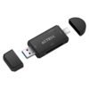 Lector de Memorias OTG Gatex Read CR615 / Compatible con Windows 10/8/7/Vista/XP - Mac OS X 10.4.6 o superior. / Conector principal USB-C, USB-A / 1x SD/SDH