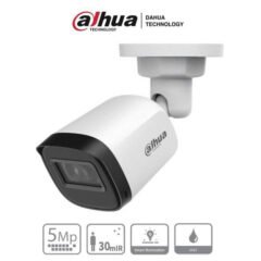 DAHUA HAC-B1A51-U-28 - Cámara Bullet de 5 Megapixeles/ Lente 2.8 mm/ 106 Grados de Apertura/ IR de 30 Mts/ IP67/ Soporta: CVI/CVBS/AHD/TVI -
