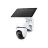 Kit de cámara de seguridad con movimiento Pan/Tilt alimentado por energía solar -