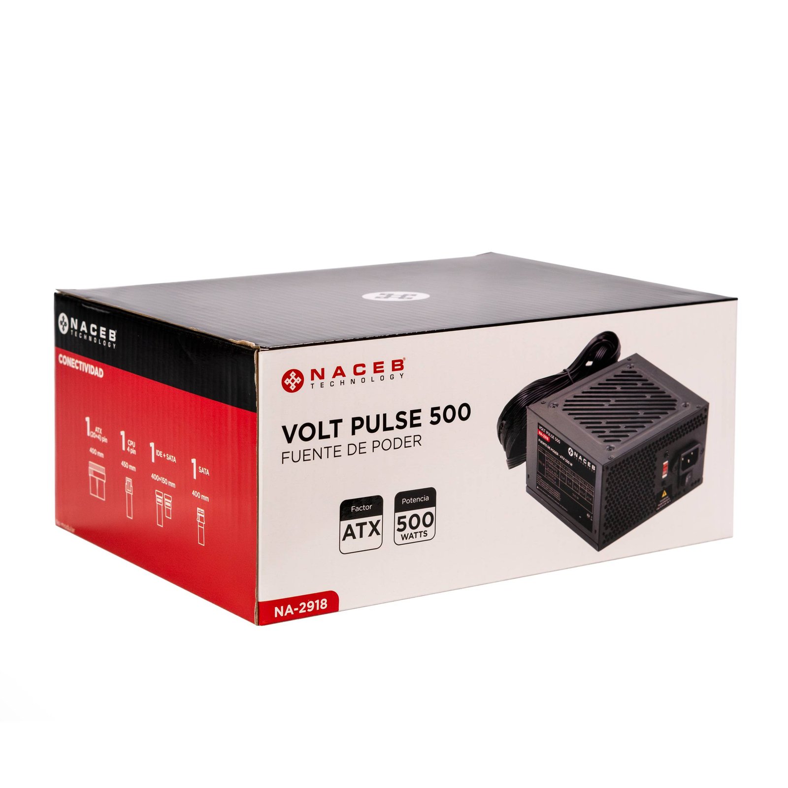 FUENTE DE PODER ATX 500W VOLT NA-2918 -