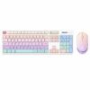 KIT DE TECLADO Y MOUSE INALÁMBRICO - BLUETOOTH Y RADIOFRECUENCIA, MULTIMEDIA, 2.4MHZ, ALCANCE 10M, BATERIA RECARGABLE, COMPATIBLE CON WIN, IOS Y LINUX