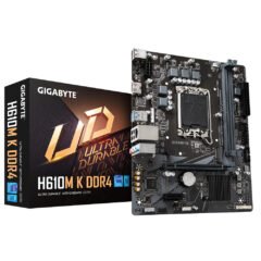 Tarjeta Madre Gigabyte Micro-ATX H610M K DDR4 - S-1700, Intel H610 Express, HDMI, 64GB DDR4 para Intel