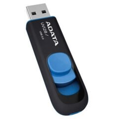 Memoria USB ADATA UV128 - Negro, 32 GB, USB 3.2 (retrocompatible con 3.0 y 2.0), 100 MB/s