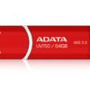 Memoria USB ADATA UV150 - Rojo, 64 GB, USB 3.2 (retrocompatible con 3.0 y 2.0), 100 MB/s