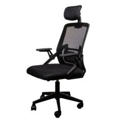 Silla de Oficina Naceb NA-2789 Axis Air Flow. Silla con malla transpirable - soporte lumbar y cervical, respaldo reclinable y pistón de clase 3
